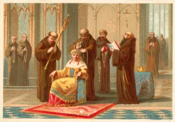 Die Absetzung von Childerich III., König der Franken, 752